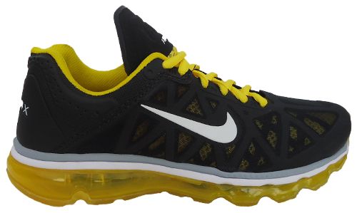 Tênis Nike Air Max+ 2011 Preto e Amarelo [Réplica]