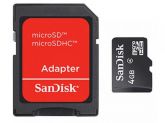 Cartão Micro SD 4GB Sandisk